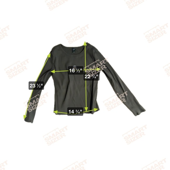 Wild Fable womens long sleeve shirt, green, xxl - Picture 4 of 5